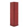 Knocbel 72" Tall Corner 6-Shelf Curio Cabinet with 2 Tempered Glass Doors and 4 Adjustable Storage Shelves, Free Standing Display Showcase Bookshelf for Living Room Bedroom Home Office (Cherry) view 4