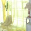 Amunpitic Semi Sheer Window Curtains, 2 Panels Sheer Curtains, Window Drapes for Kids Room, Sheer Window Curtain, Transparent Curtain for Yard, Patio, Villa, Parlor view 1