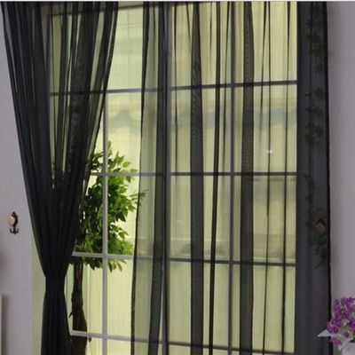 Amunpitic Semi Sheer Window Curtains, 2 Panels Sheer Curtains, Window Drapes for Kids Room, Sheer Window Curtain, Transparent Curtain for Yard, Patio, Villa, Parlor