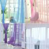 Amunpitic Semi Sheer Window Curtains, 2 Panels Sheer Curtains, Window Drapes for Kids Room, Sheer Window Curtain, Transparent Curtain for Yard, Patio, Villa, Parlor view 3