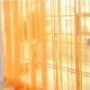 Amunpitic Semi Sheer Window Curtains, 2 Panels Sheer Curtains, Window Drapes for Kids Room, Sheer Window Curtain, Transparent Curtain for Yard, Patio, Villa, Parlor view 1