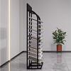 GRRICEPL Metal Ceramic Tile Display Rack, Building Material/Floor PorcelainBlack Display Shelf, Multi-Tier Sample Display Rack(30x27x188cm) view 3