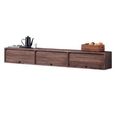 Bedroom Living Room Background Wall-Mounted TV Cabinet TV Cabinet Organizer Unit Practical TV Cabinet for Storage Items Decoration Furniture(150 * 25 * 25cm)
