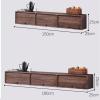 Bedroom Living Room Background Wall-Mounted TV Cabinet TV Cabinet Organizer Unit Practical TV Cabinet for Storage Items Decoration Furniture(150 * 25 * 25cm) view 3