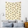 CHENYONAS Cute Pug- Tapestry Wall Hanging Decoration Blanket Bedroom Living Room Dormitory 3d Tapestry 60x51inch view 4