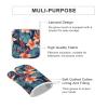4 Pcs Oven Mitts and Pot Holders Heat Resistant Kitchen Oven Mitts with Pot Holders Hawaii Tropical Flower Microwave Gloves Non-Slip Kitchen Hot Pads Set for Baking Cooking BBQ view 3