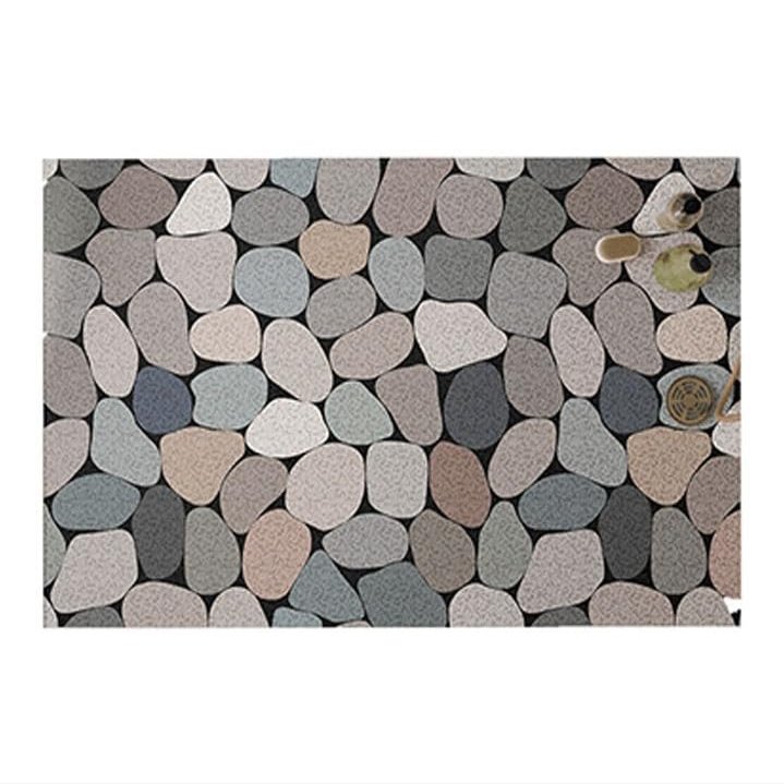 Anti Slip Shower Mat with Drainage Holes,PVC Loofah Shower Anti Slip Mat Indoor Bathroom Decor Doormats,Bathroom anti-slip mat Bathmat Easy to Clean, Shower Floor Mat Non Slip With massage.(80x120cm/3