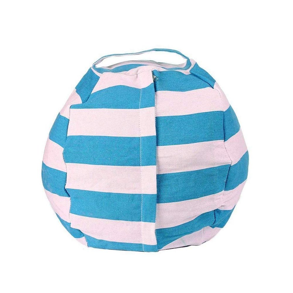BILIKEYU Organization for Kids Doll Canvas Organize bedroom Toys Stuff Organizer (Light blue, One Size)