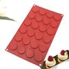3.5cm 5.8cm Diameter Thin Round Cube Silicone Dessert Cake Mold French Pastry Mousse Pudding Jelly Moulds DIY Bakery Supplies (3.5cm Diameter 24 Cavities Silicone Dessert Mold) view 1