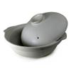 Casserole Clay Pot 50oz Saucepan White Ceramic Dry Bowls Soup Crock 1500ml Heat-resistant Cook (white DR25) view 2