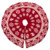 Two-Way Festive Knit Tree Skirt view 2