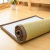 Japanese Floor Mattress Roll Up Mattress Tatami Mat Breathable Floor Lounger Guest Bed for Non Slip Floor Bed Foldable Ground Sleeping Pad Portable Natural Mats for Sleep, Yoga, Rug.(Light green,39x78 view 1