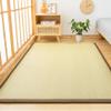 Japanese Floor Mattress Roll Up Mattress Tatami Mat Breathable Floor Lounger Guest Bed for Non Slip Floor Bed Foldable Ground Sleeping Pad Portable Natural Mats for Sleep, Yoga, Rug.(Light green,39x78 view 2