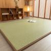 Japanese Floor Mattress Roll Up Mattress Tatami Mat Breathable Floor Lounger Guest Bed for Non Slip Floor Bed Foldable Ground Sleeping Pad Portable Natural Mats for Sleep, Yoga, Rug.(Light green,39x78 view 3