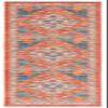 SAFAVIEH Washable Rug Journey Collection - 2'2" x 8' Runner, Rust & Blue Ivory, Slip Resistant & Easy Cleaning, Ideal for Living Room, Hallway, Foyer, Nursery, Bedroom, Boys & Girls Room (JNY101P) view 2