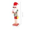 Cabilock Hawaiian Themed Nutcracker Christmas Decor for Home Tabletop Ornament for Holiday Cheer for Friends and Nutcracker Collectors view 4