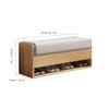 SABALON Foot Stools ottoman Shoe Bench Shoe Changing Stool Home Door Stool Integrated Simple Entry Storage Shoe Rack Soft Package Door Stool Stool Shoe Changing Stool(A), S100cm view 3