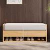 SABALON Foot Stools ottoman Shoe Bench Shoe Changing Stool Home Door Stool Integrated Simple Entry Storage Shoe Rack Soft Package Door Stool Stool Shoe Changing Stool(A), S100cm view 4