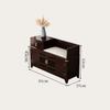 Foot Stools ottoman Shoe Bench Home Solid Wood Shoe Changing Stool Shoe Cabinet Chinese Style Shoe Changing Stool Household Long Shoe Changing Stool With Storage Cabinet Shoe Changing Stool(80*37*45cm view 3