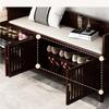Foot Stools ottoman Shoe Bench Home Solid Wood Shoe Changing Stool Shoe Cabinet Chinese Style Shoe Changing Stool Household Long Shoe Changing Stool With Storage Cabinet Shoe Changing Stool(80*37*45cm view 4