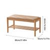 SABALON Foot Stools ottoman Shoe Bench Nordic Solid Wood Shoe Changing Stool Shoe Rack Home Entrance Door Cushion Soft Pack Can Sit At Home Shoe Changing Stool Shoe Changing Stool(B) view 2