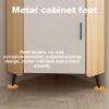 LLYLAFDC Corner Shelf Cabinet Stand, Farmhouse Corner Storage Cabinet with Storage, Modern Pantry Storage Cabinet,Home Space Saver for Kitchen, Living Room, Laundry Room and Hallway(Beige,40cm) view 4