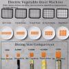 XQZMZSCP Commercial Vegetable Dicer Electric Fruit Dicing Machine Heavy Duty Stainless Steel Electric Carrot Potato Onion Granular Cube Cutting view 4
