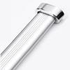 BINGWANG 30 50 60 90 120 150 CM Long Oval Aluminum Closet Rods, Heavy Duty Closet Pole Rod with End Caps & Screws, Wall Mount Clothes Hanging Bar for Cabinet(Silver,Length 85cm/33.4in) view 1