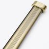 BINGWANG 30 50 60 90 120 150 CM Long Oval Aluminum Closet Rods, Heavy Duty Closet Pole Rod with End Caps & Screws, Wall Mount Clothes Hanging Bar for Cabinet(Gold,Length 120cm/47.3in) view 1