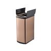 DINBOZ26X Garbage Can 20L/30L intelligent induction garbage cans kitchen household large garbage cans with cover large capacity electric garbage basket Wastepaper Basket(Champagne,30L), Dingzhebo2022 view 1