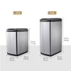 DINBOZ26X Garbage Can 20L/30L intelligent induction garbage cans kitchen household large garbage cans with cover large capacity electric garbage basket Wastepaper Basket(Champagne,30L), Dingzhebo2022 view 2