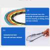 JUSHZ Washing Line Rope Clotheslines Clothesline Clothes Line for Outdoors Clothes Lines for Outside Heavy Duty Strong Thick Drying Rope Home Balcony Anti-Slip Thick Nylon (100m,Black) view 2