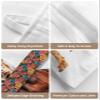 2 PCS Car Tissue Holder, Dog Overlay Flowers Hangable Tissue Box Cover Rectangle for Bathroom, Portable&Washable Toilet Paper Holder for Office Decor,12x7.5 Inch view 4