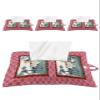 4 PCS Car Tissue Holder, Merry Christmas Xmas Tree Snowflake Hangable Tissue Box Cover Rectangle for Bathroom, Portable&Washable Toilet Paper Holder for Office Decor,12x7.5 Inch view 1