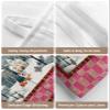 4 PCS Car Tissue Holder, Merry Christmas Xmas Tree Snowflake Hangable Tissue Box Cover Rectangle for Bathroom, Portable&Washable Toilet Paper Holder for Office Decor,12x7.5 Inch view 4