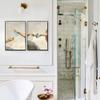 2 Pcs Bathroom Wall Art Retro Funny Hand Of God and Adam Canvas Wall Decor Humor Handwashing Fluid Toilet Paper Paintings Prints Posters for Washroom Bathroom Home Decoration(16 * 24in Unframed) view 3