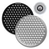 NEOUZA V4 Espresso Puck Screen 0.8mm Thickness Honeycomb Mesh Double Layer Black Protective Coating for Coffee Portafilter Basket (2, Black and Silver, 58mm) view 1