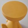 CMYCYDDPLY Circle Coffee Table, Cute Sofa End Table, Low Coffee Table, Modern Special Shaped Nightstand for Living Room, Bedroom, Small Spaces(Yellow) view 3