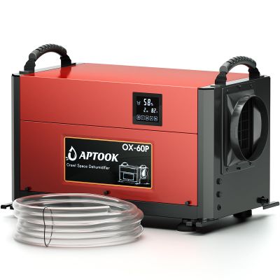 110 Pints Commercial Dehumidifiers for Crawl Spaces & Basement,Under House,Warehouse & Job Sites, Crawl Space Dehumidifier with Drain Hose, Remote Control, Auto Defrost, Humidity Control, CSA Listed