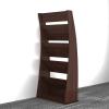Organizes Your Reading Materials Magazine Storage Rack Floor-Standing Brochure Display Stand Vertical Leaflet Display Rack Folding Periodical Rack Book Newspaper Shelf ,Modern Freestanding Newspaper view 3