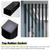 ENHEN Room Divider DIY Wall Partition Bar Decor, Floor to Ceiling Hollow Decor Metal Room Divider Separator Column, Living Room Restaurant Standing Pole(5pcs Height,150cm/59in/4.92ft) view 3