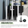 ENHEN Room Divider DIY Wall Partition Bar Decor, Floor to Ceiling Hollow Decor Metal Room Divider Separator Column, Living Room Restaurant Standing Pole(5pcs Height,150cm/59in/4.92ft) view 4