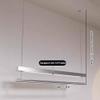 Etlegor Adjustable Height Hanging Clothes Rack, Boutique Retail Display Garment Rack Creative Stainless Steel Ceiling Clothes Storage Hanger Commercial Wedding Dress Clothing Store(150cm) view 2