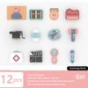 Zhuazhou Doljabi KoreanZhuajiu Set Items Chinese Traditional Gifts 1 Year Old Birthday Set Chinese Doljanchi Items Dohl Korean Birthday Ceremony 1st Korean Birthday 12 PCS (22 inches) (Girl) view 3