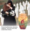 YATHABHISA Serene Mermaid Urn for Cremation Ashes - Memorial Urns for Human Ashes - 10 Inch Large with Velvet Bag - Urns for Mom - Decorative Funeral Urn view 3