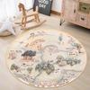 CR Round Pooh Map Rug Kids Room Nursery Decor Baby Room Rug 1501.3 47 Inches = 120 cm;