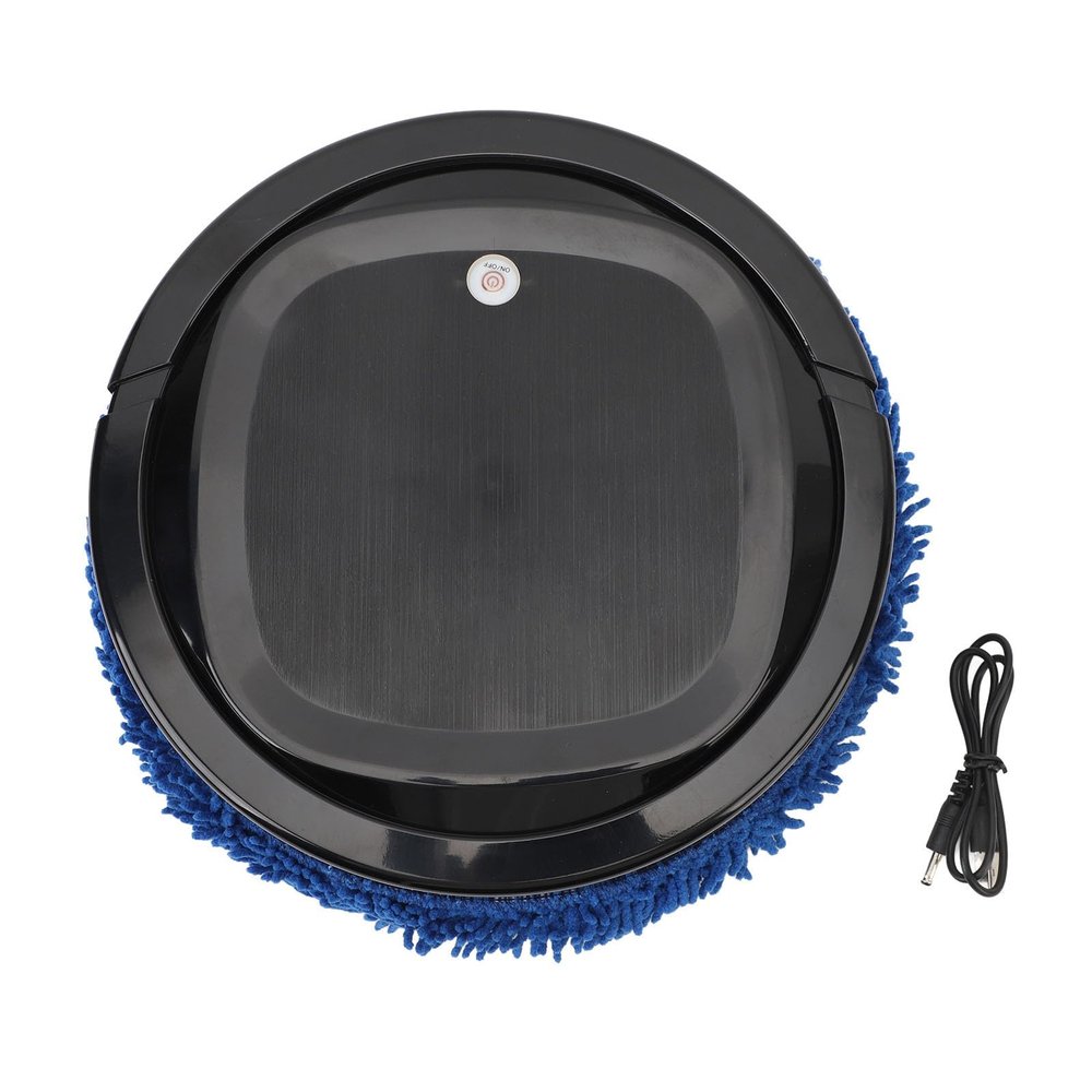 UPALDHOU Mopping Robot, Intelligent Wet Dry Robot Mopping Machine with Automatic Efficient Cleaning for Home Room (Black)