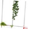 Amosfun 2pcs Artificial Rose Vine Garland Green Leaves Faux Flower Decor for Weddings Parties Home Decoration and Use Versatile and Enchanting Floral Accent view 3