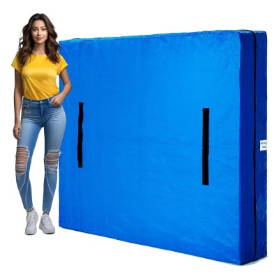 WDFYJ Heavy Duty Mattress Bags for Moving and Storage,Extra Thick King Mattress Storage bag,Mattress Cover for Moving with Reinforced Handles(208 * 160 * 38cm/82 * 63 * 15in)