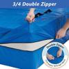 WDFYJ Heavy Duty Mattress Bags for Moving and Storage,Extra Thick King Mattress Storage bag,Mattress Cover for Moving with Reinforced Handles(208 * 160 * 38cm/82 * 63 * 15in) view 3